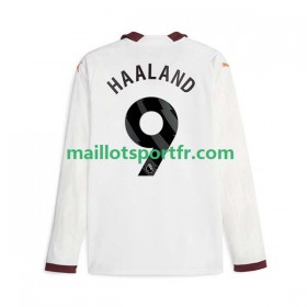 Maillot de Foot Manchester City Erling Haaland 9 Exterieur 2023/24 ML